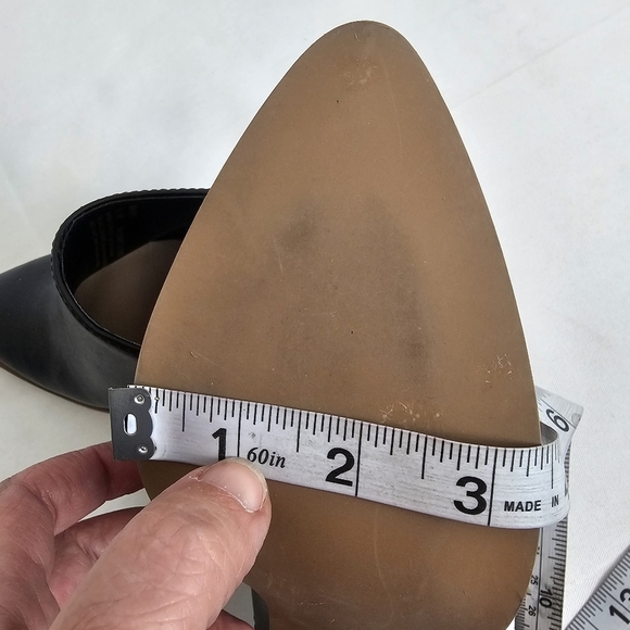 Abound Maya Black Faux Leather Block Heel Mules Pointed Toe Size 6.5M - Picture 12 of 12